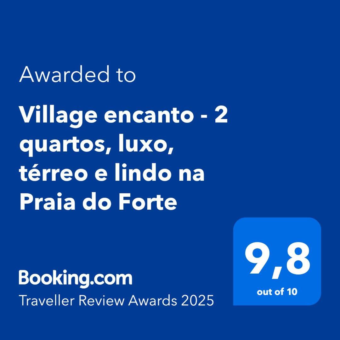 Village Encanto - 2 Quartos, Luxo, Terreo E Lindo Na Praia Do Forte Exterior foto